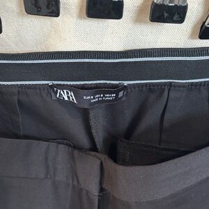 Zara Women's Black Straight Leg Pants